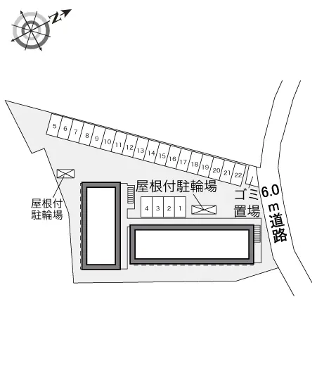 ★手数料０円★市川市曽谷　月極駐車場（LP）